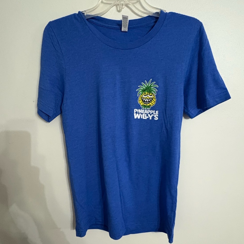 Pineapple Willy’s Bella Canvas Blue T-Shirt New without tags size small PCB